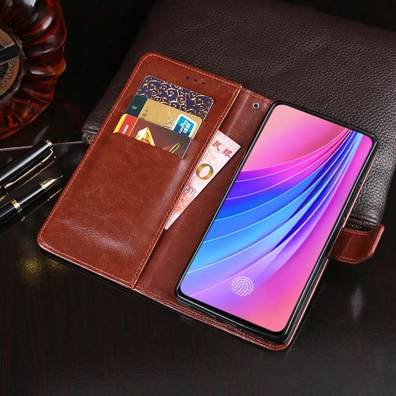 For Vivo V15 Pro idewei  Crazy Horse Texture Horizontal Flip Leather Case with Holder & Card Slots &