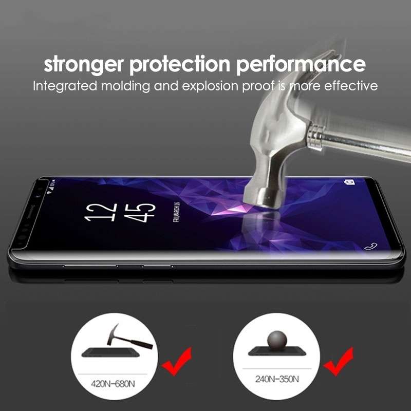 For vivo V27e 25pcs 9D Full Glue Full Screen Tempered Glass Film