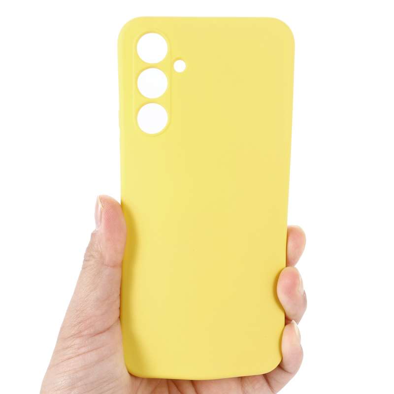 For Samsung Galaxy A34 5G Pure Color Liquid Silicone Shockproof Phone Case(Green)