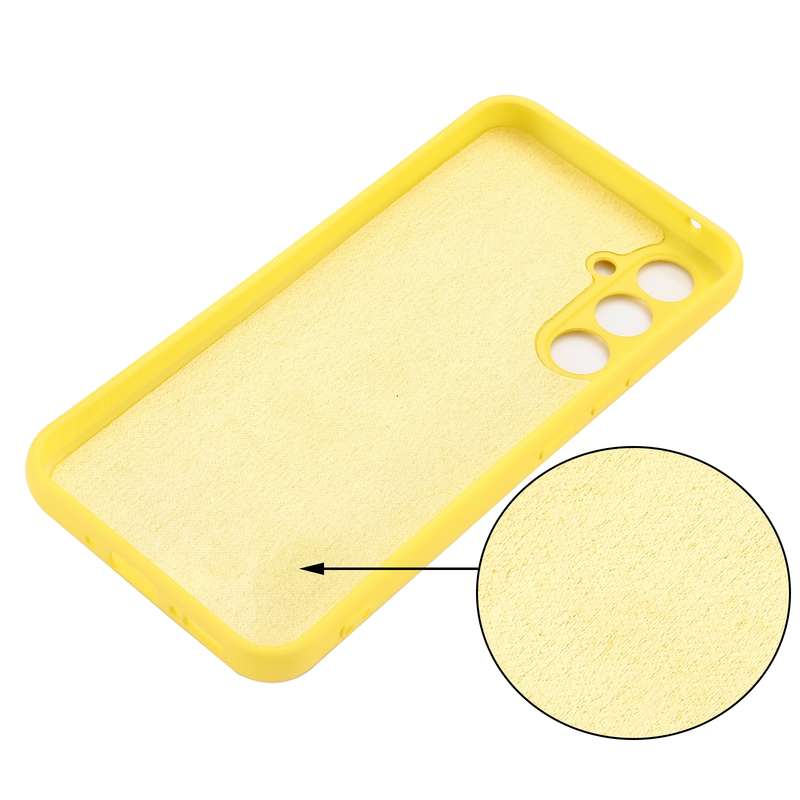 For Samsung Galaxy A34 5G Pure Color Liquid Silicone Shockproof Phone Case(Green)