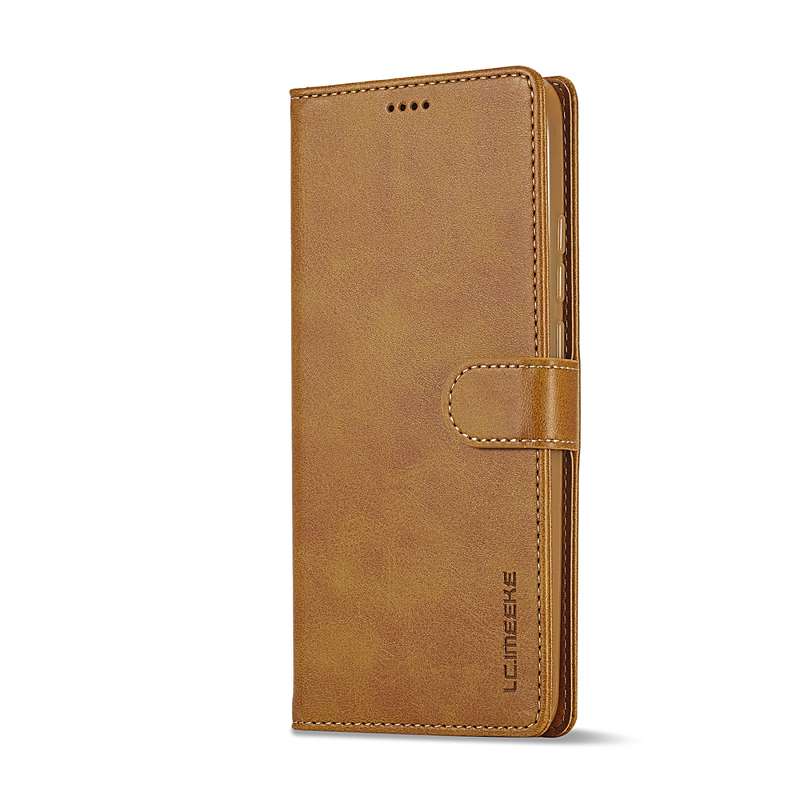 For Xiaomi Redmi 12C/11A Global LC.IMEEKE Calf Texture Horizontal Flip Leather Case(Black)