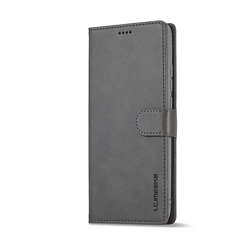 For Xiaomi Redmi 12C/11A Global LC.IMEEKE Calf Texture Horizontal Flip Leather Case(Black)