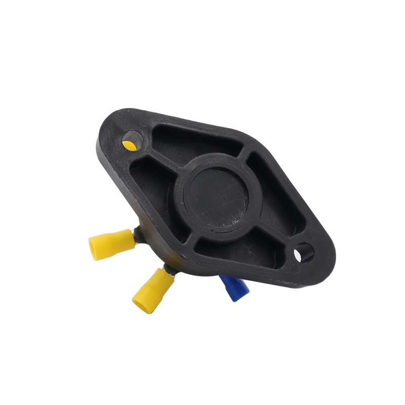 1/4 inch M6 RV Yacht 8-way Terminal Stud with 2 M5x20 Screws + 16pcs Terminals(Black)