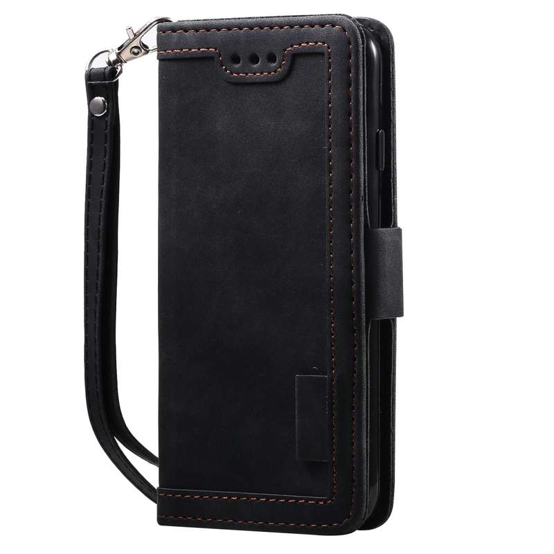 For iPhone SE 2022 / SE 2020 / 8 / 7 Retro Splicing Horizontal Flip Leather Case with Card Slots & H