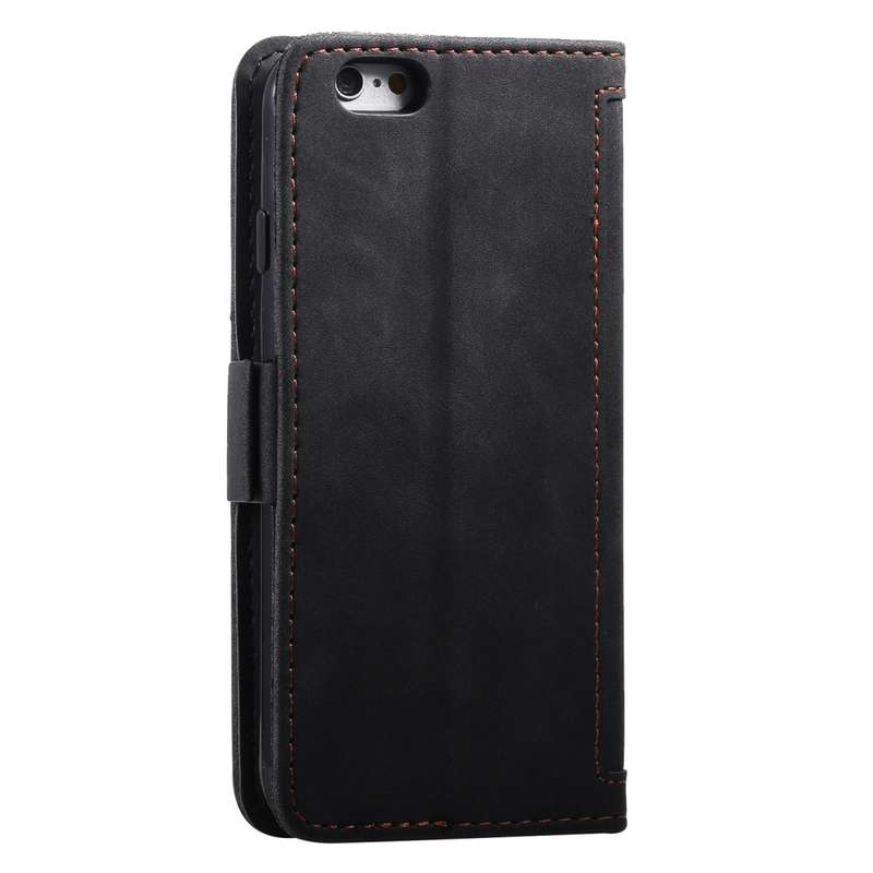 For iPhone SE 2022 / SE 2020 / 8 / 7 Retro Splicing Horizontal Flip Leather Case with Card Slots & H