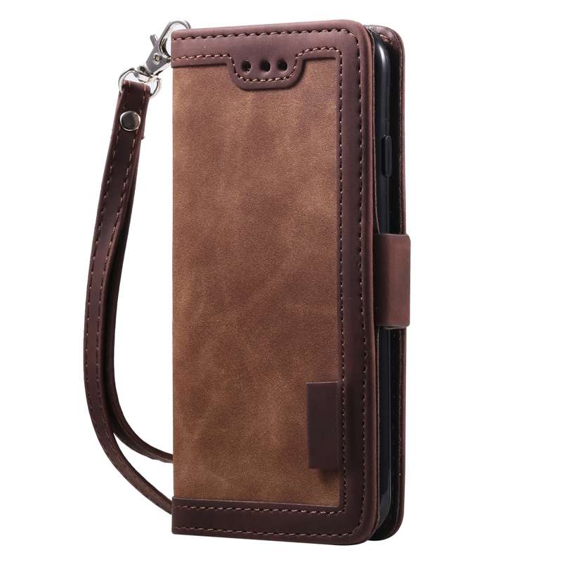 For iPhone SE 2022 / SE 2020 / 8 / 7 Retro Splicing Horizontal Flip Leather Case with Card Slots & H