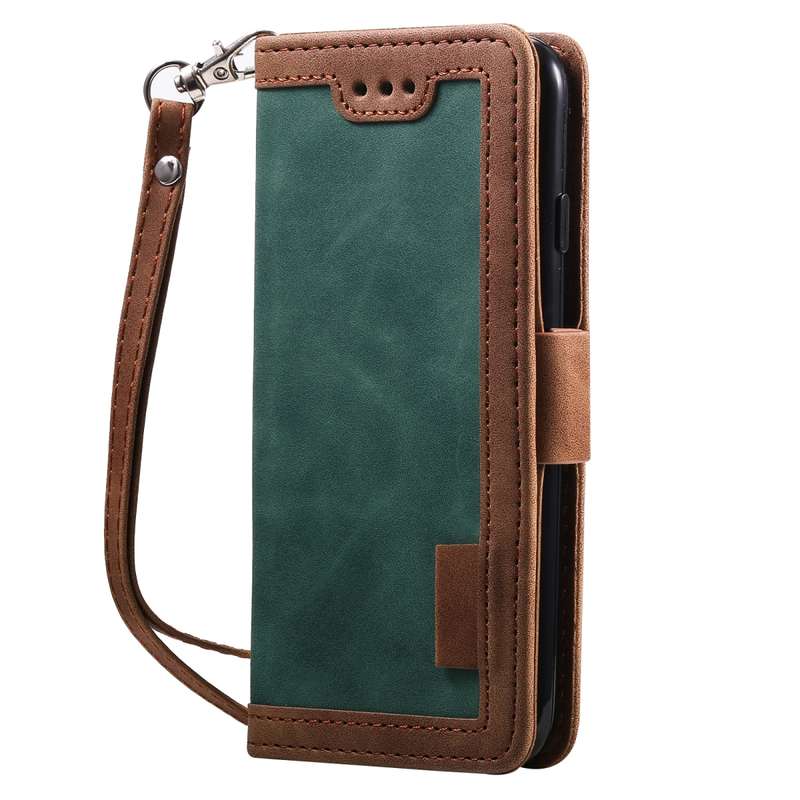 For iPhone SE 2022 / SE 2020 / 8 / 7 Retro Splicing Horizontal Flip Leather Case with Card Slots & H