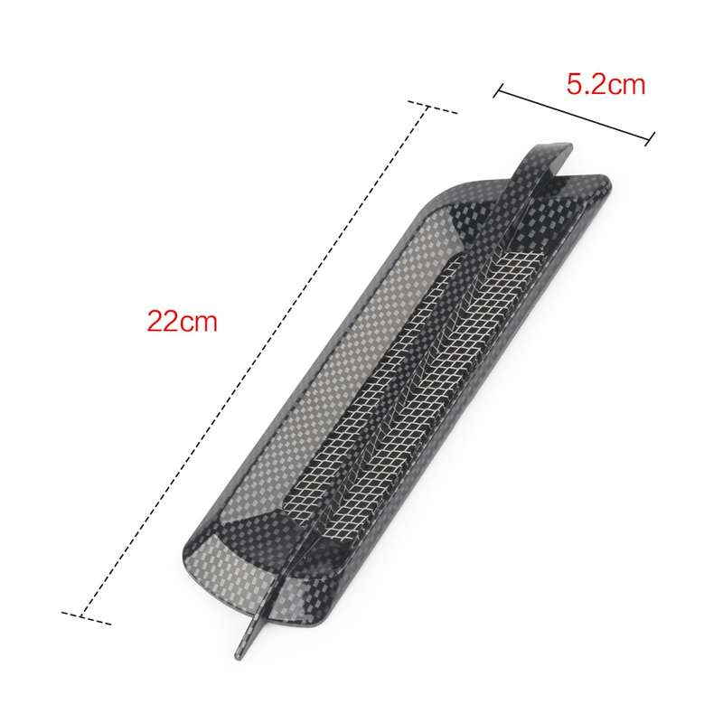 CS2 Car Modified Hood Air Outlet Decorative Stickers(Mirror)