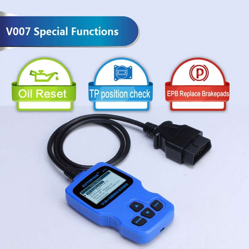 For Audi / Volkswagen / Skoda Autophix V007 Car OBD II Scanner Fault Analyzer