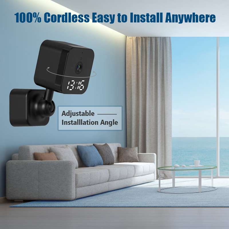 DP27 1080P Clock Plug Card WiFi Camera, Support Two-way Voice Intercom & Mobile Monitoring, Specific