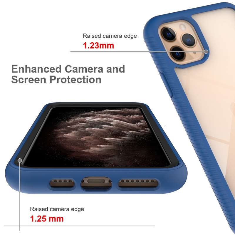 For Samsung Galaxy S10 RedPepper Transparent Dot Shockproof Waterproof PC + TPU Protective Case(Blac