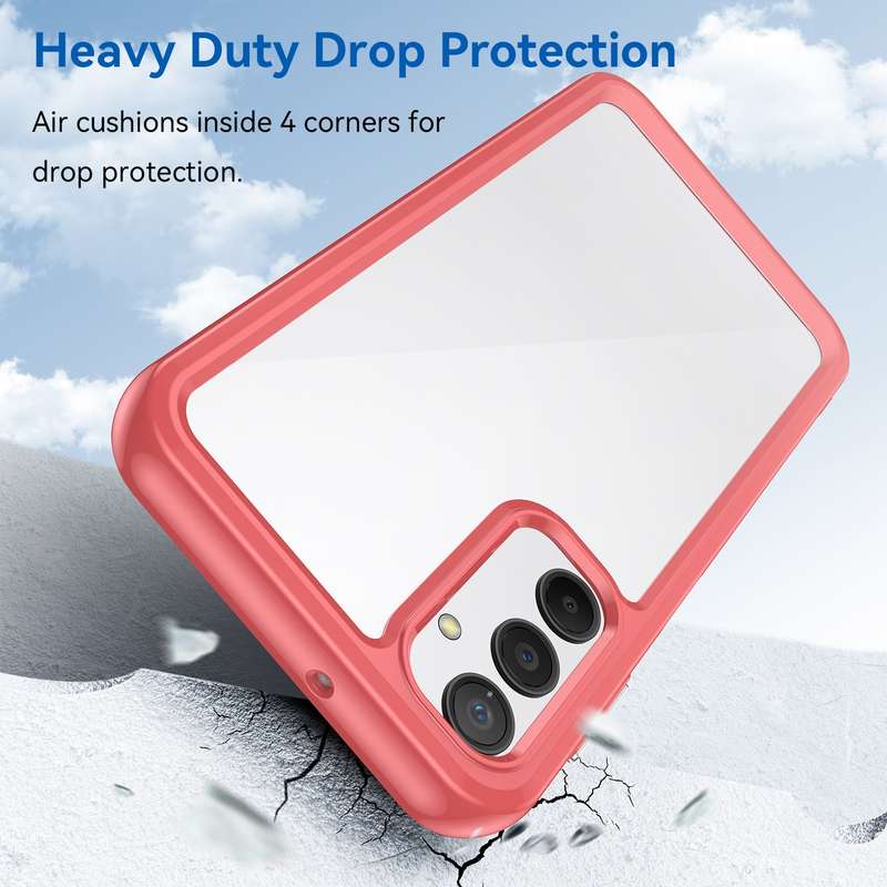 For Samsung Galaxy A24 4G Colorful Series Acrylic + TPU Phone Case(Blue)