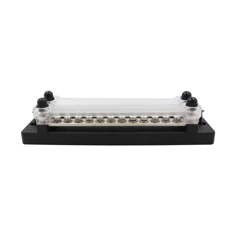CP-3023-02 150A 12-48V RV Yacht Double-row 12-way Busbar(Black)