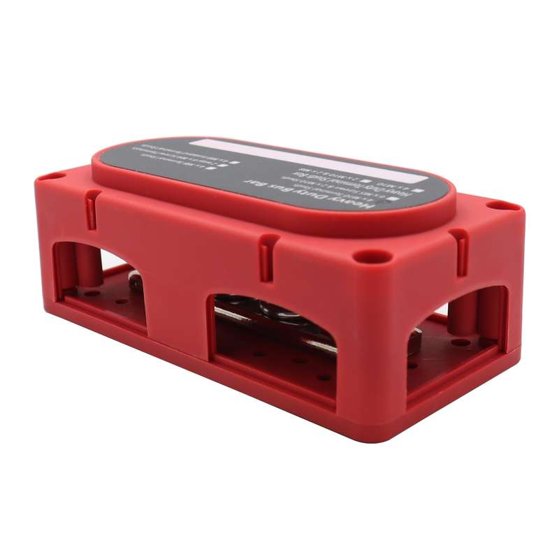 CP-3087-01 100A 48V 12-way M6 Terminal Busbar(Black)
