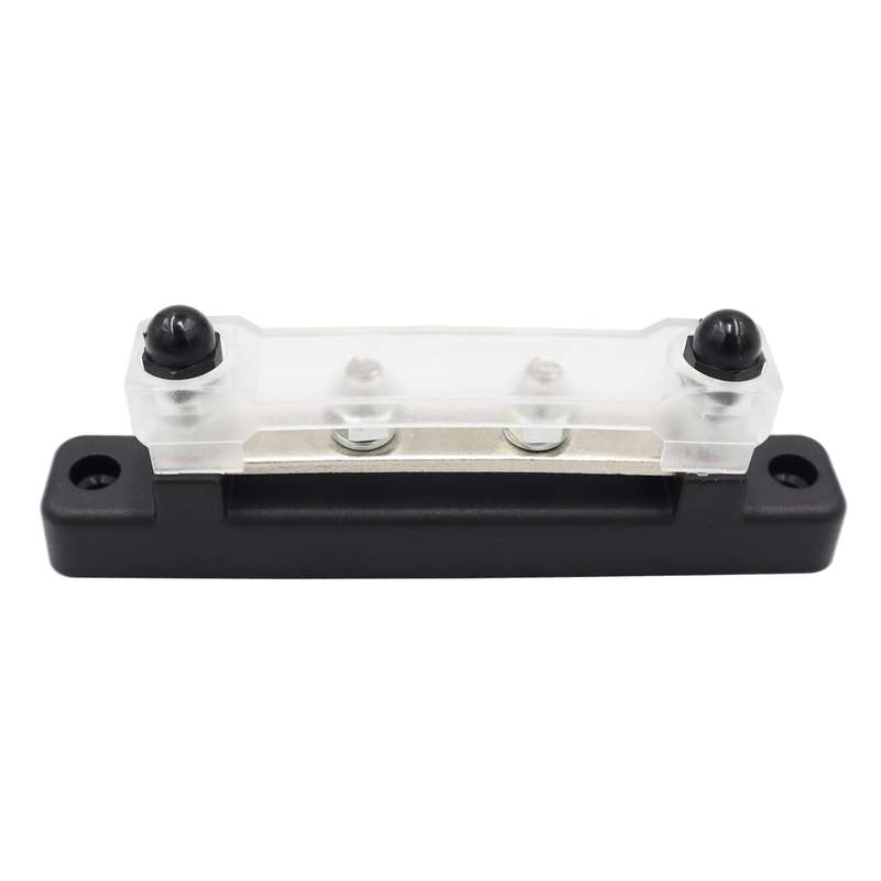 CP-3116-02 150A 12-48V RV Yacht Single-row 2-way Busbar(Black)