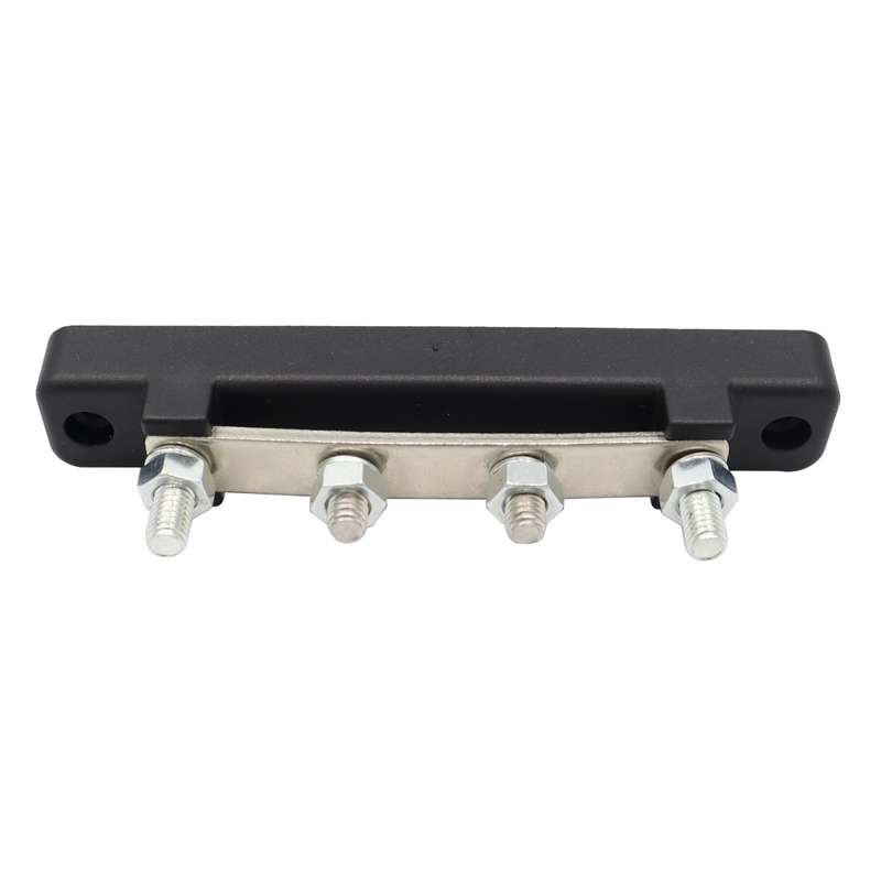 CP-3116-02 150A 12-48V RV Yacht Single-row 2-way Busbar(Black)