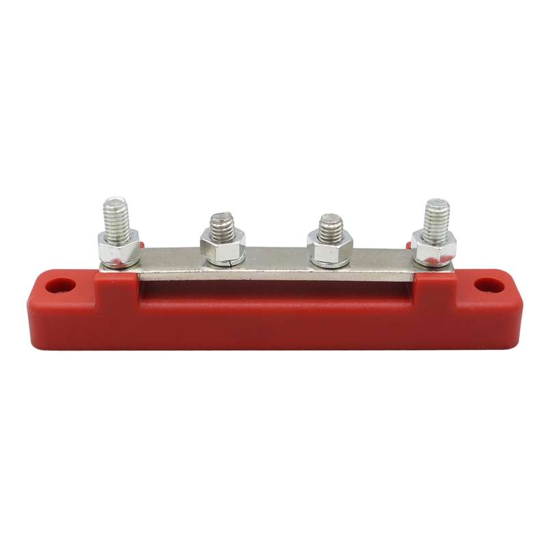CP-3116-01 150A 12-48V RV Yacht Single-row 2-way Busbar(Red)