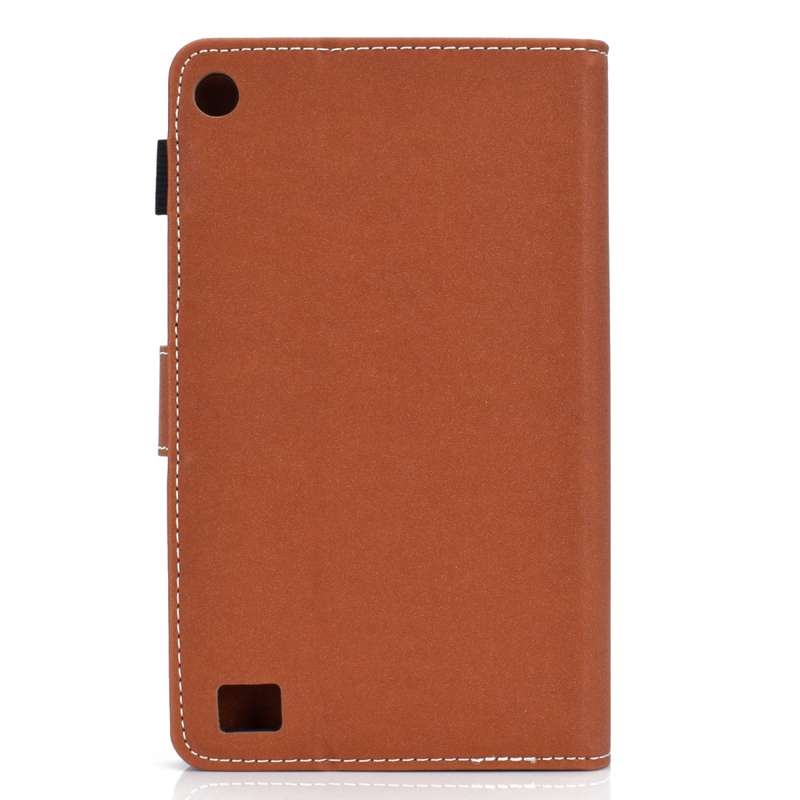 For Kindle Fire 7(2015/2017/2019) Solid Color Tablet PC Universal Magnetic Horizontal Flip Leather C