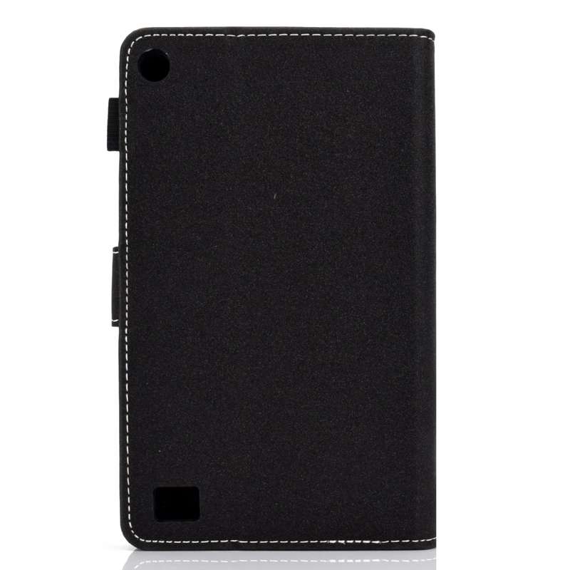 For Kindle Fire 7(2015/2017/2019) Solid Color Tablet PC Universal Magnetic Horizontal Flip Leather C