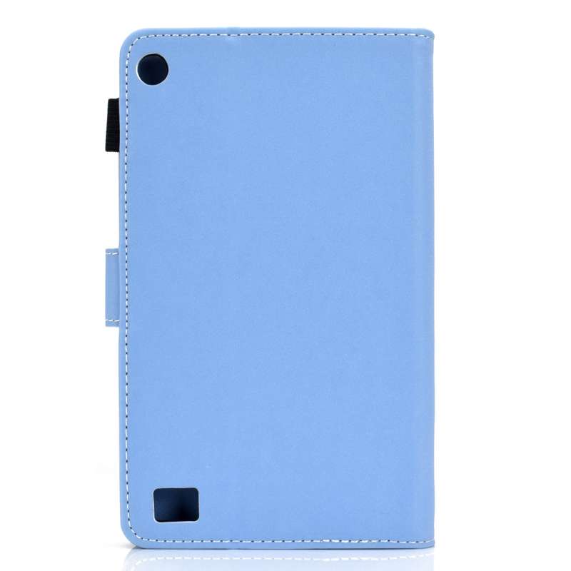 For Kindle Fire 7(2015/2017/2019) Solid Color Tablet PC Universal Magnetic Horizontal Flip Leather C