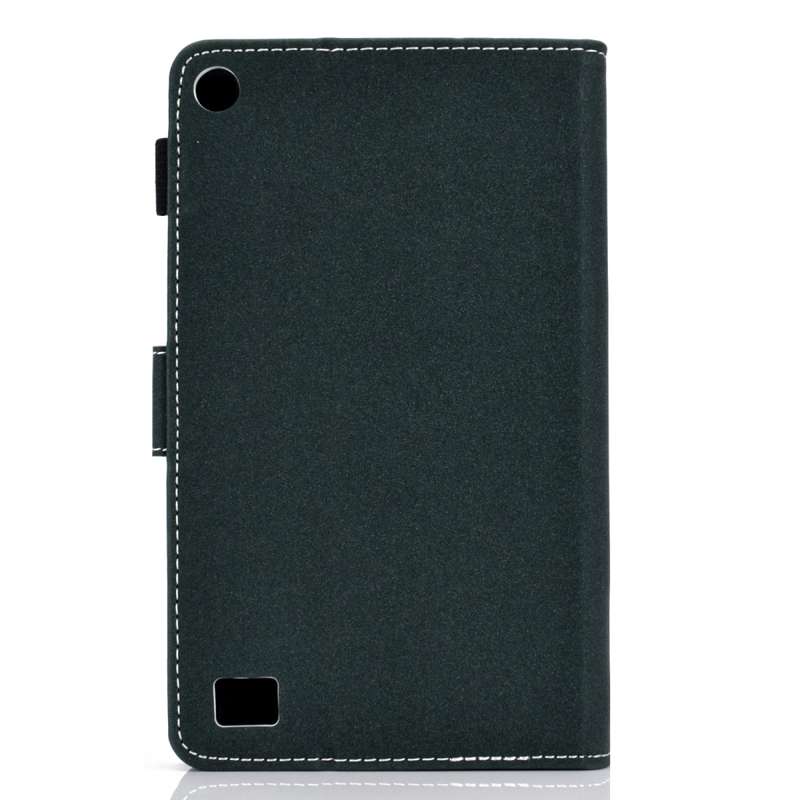 For Kindle Fire 7(2015/2017/2019) Solid Color Tablet PC Universal Magnetic Horizontal Flip Leather C