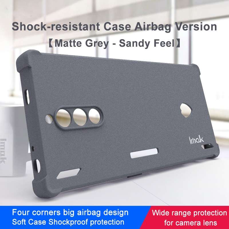 For ZTE nubia Red Magic 8 Pro 5G imak Shockproof Airbag TPU Phone Case(Matte Black)