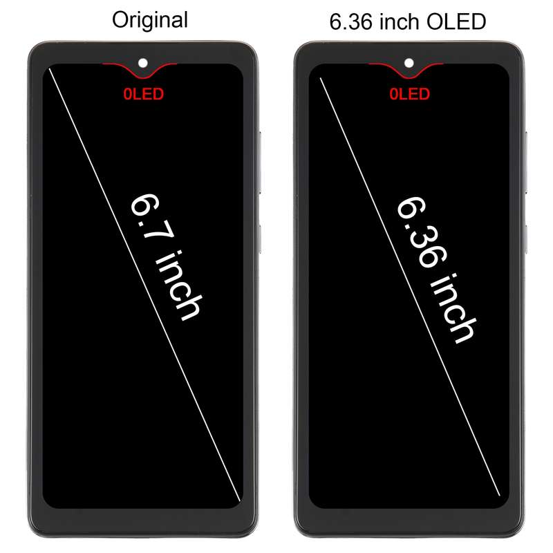 6.36 inch OLED LCD Screen for Samsung Galaxy A72 SM-A725 6.33 inch Digitizer Full Assembly with Fram