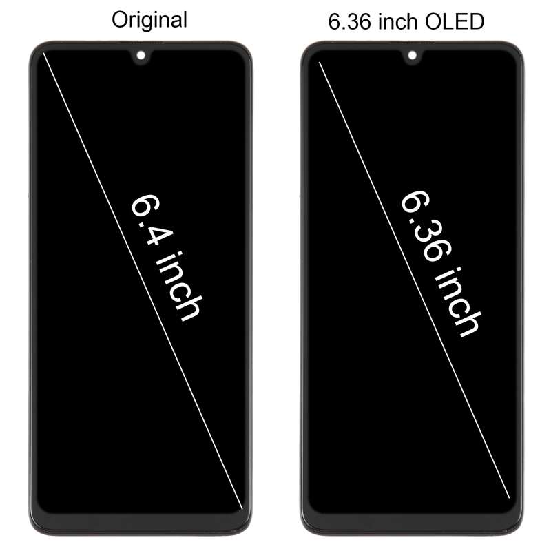 For Samsung Galaxy M22 SM-M225 OLED LCD Screen Digitizer Full Assembly with Frame
