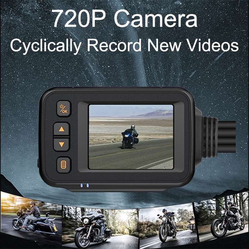 SE30 2.0 inch 1080P Waterproof HD Motorcycle DVR, Support TF Card / Cycling Video / Parking Monitori