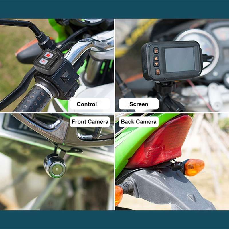 SE30 2.0 inch 1080P Waterproof HD Motorcycle DVR, Support TF Card / Cycling Video / Parking Monitori