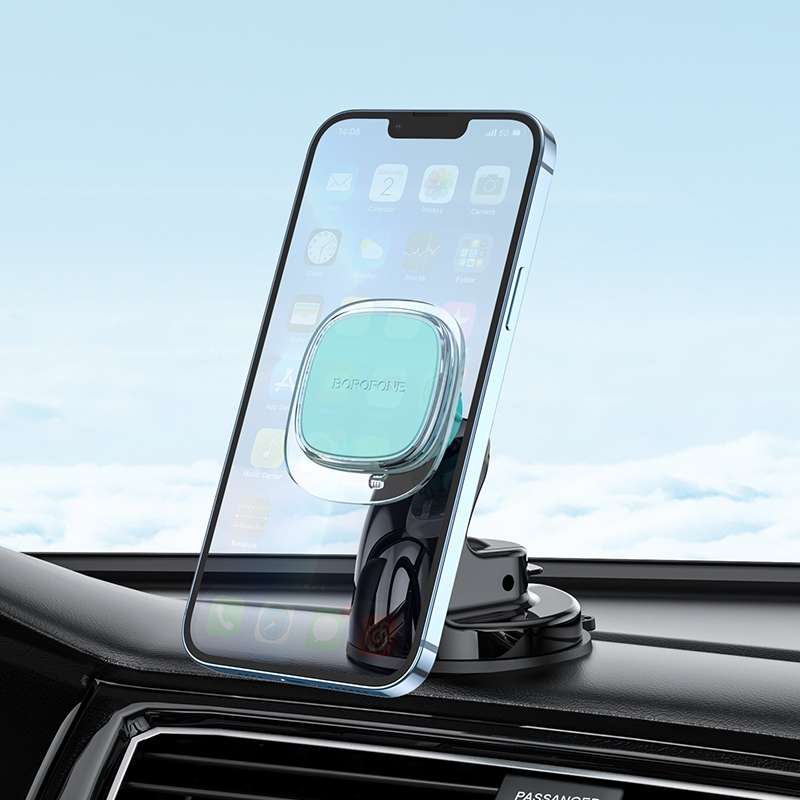 Borofone BH83 Car Center Console Magnetic Phone Bracket(Green)