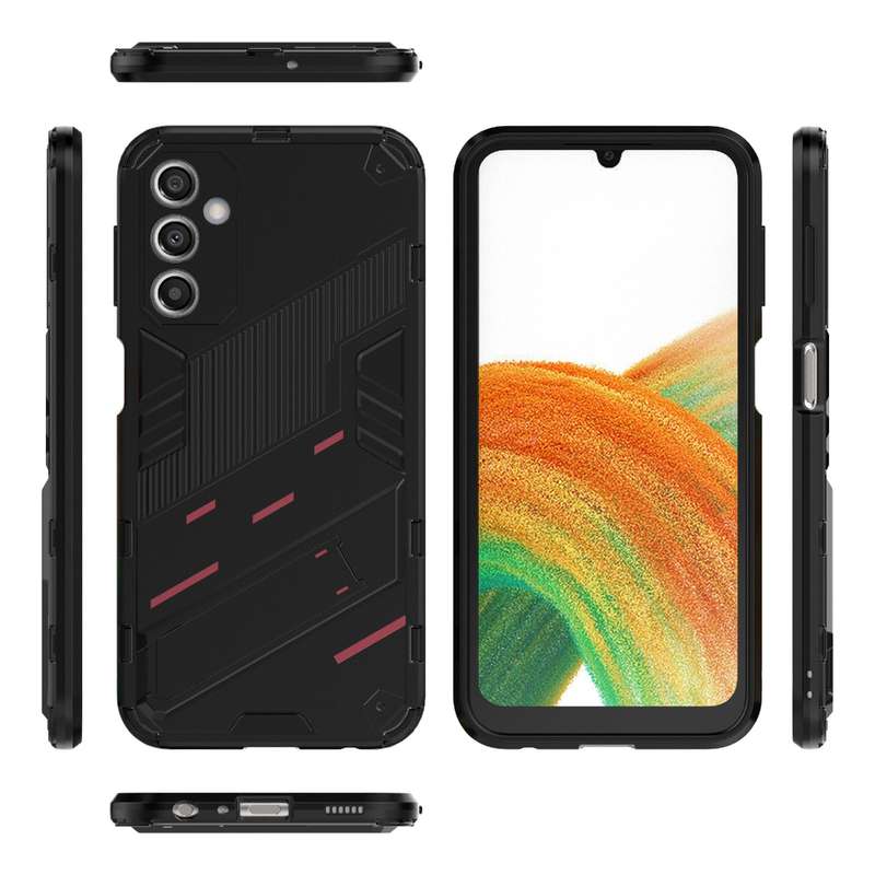 For Samsung Galaxy A24 5G / A24 4G Punk Armor 2 in 1 PC + TPU Shockproof Phone Case with Invisible H