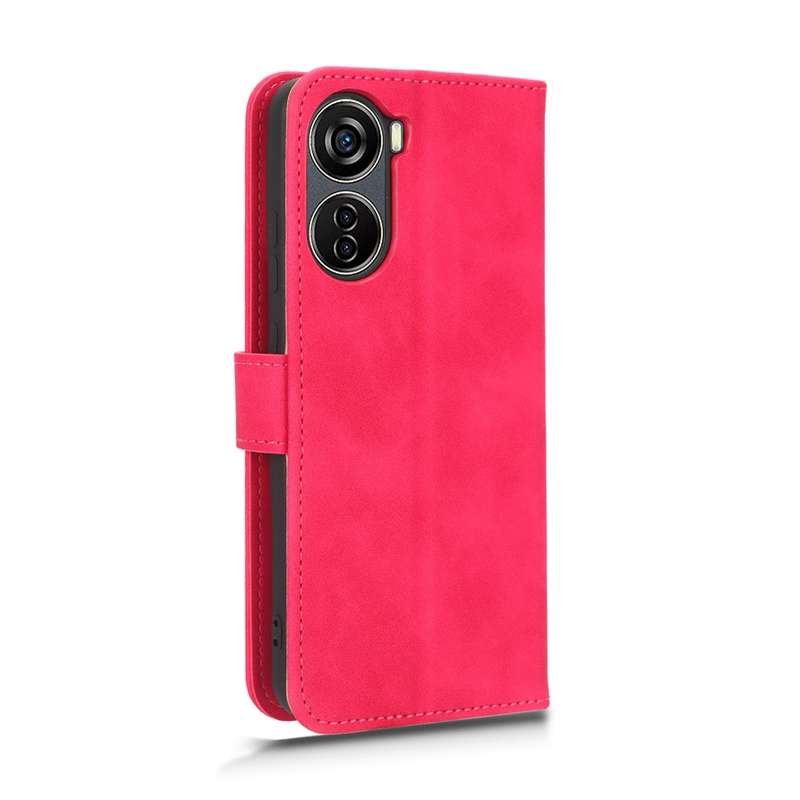 For ZTE Blade V40 Design Skin Feel Magnetic Flip Leather Phone Case(Black)