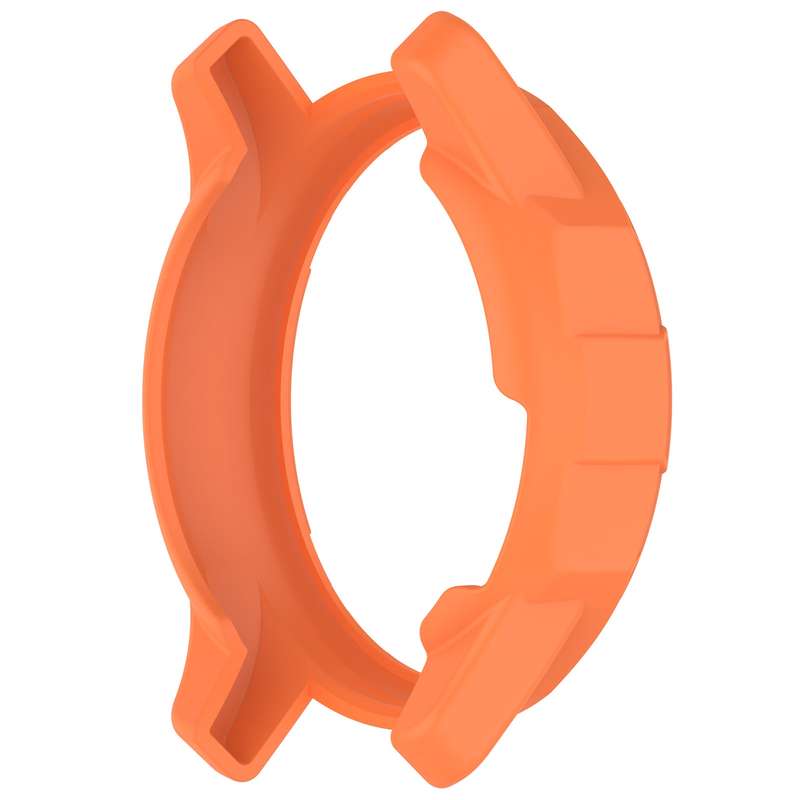 For Garmin Vivomove Trend Armor Hollow Watch Protective Case(Jungle Green)