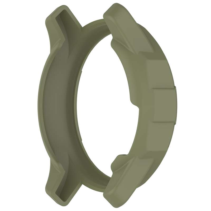 For Garmin Vivomove Trend Armor Hollow Watch Protective Case(Jungle Green)
