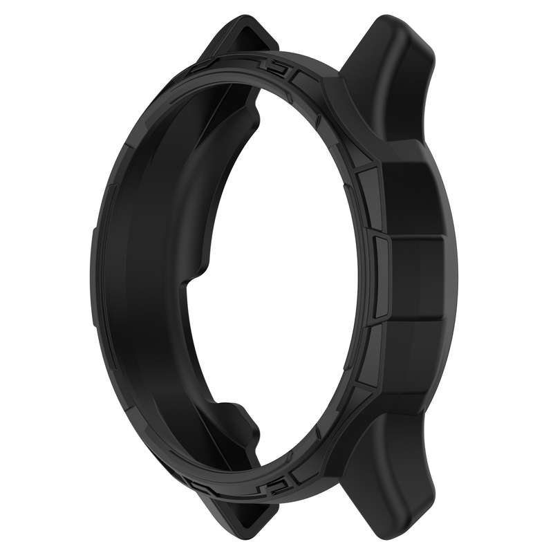 For Garmin Vivomove Trend Armor Hollow Watch Protective Case(Jungle Green)