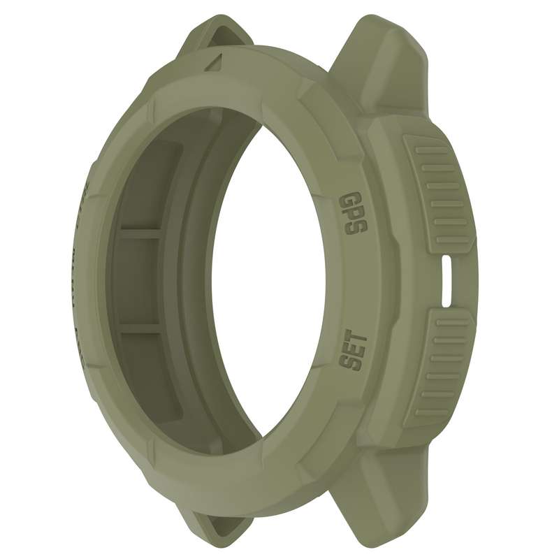 For Garmin Instinct Crossover Armor Hollow Watch Protective Case(Orange)