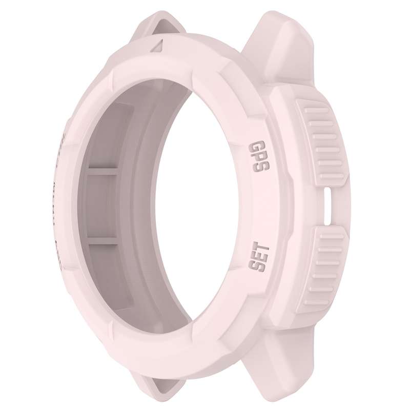 For Garmin Instinct Crossover Armor Hollow Watch Protective Case(Orange)