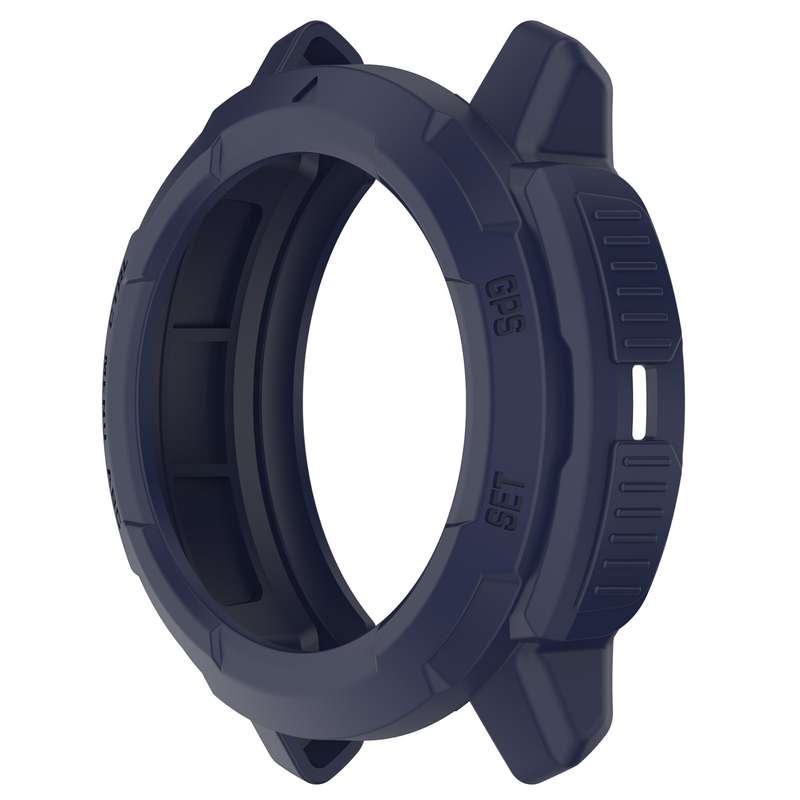 For Garmin Instinct Crossover Armor Hollow Watch Protective Case(Orange)