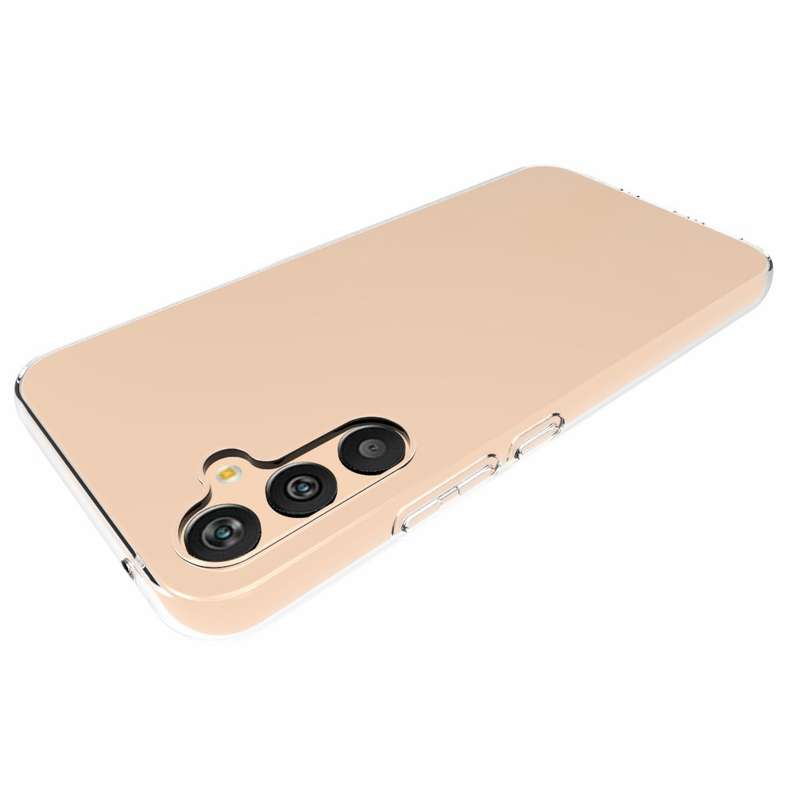 For Samsung Galaxy A34 Waterproof Texture TPU Phone Case(Transparent)