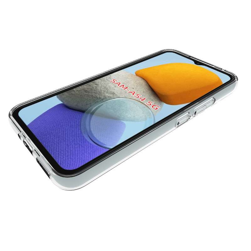 For Samsung Galaxy A54 5G Waterproof Texture TPU Phone Case(Transparent)