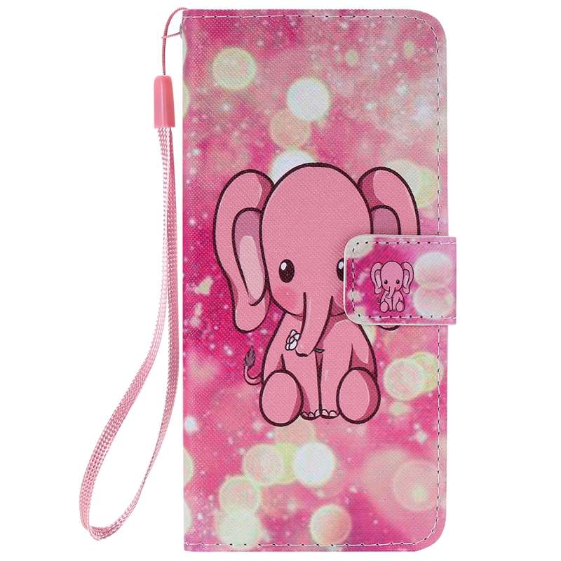For Galaxy S20 Painting Horizontal Flip Leather Case with Holder & Card Slot & Lanyard(Castle)