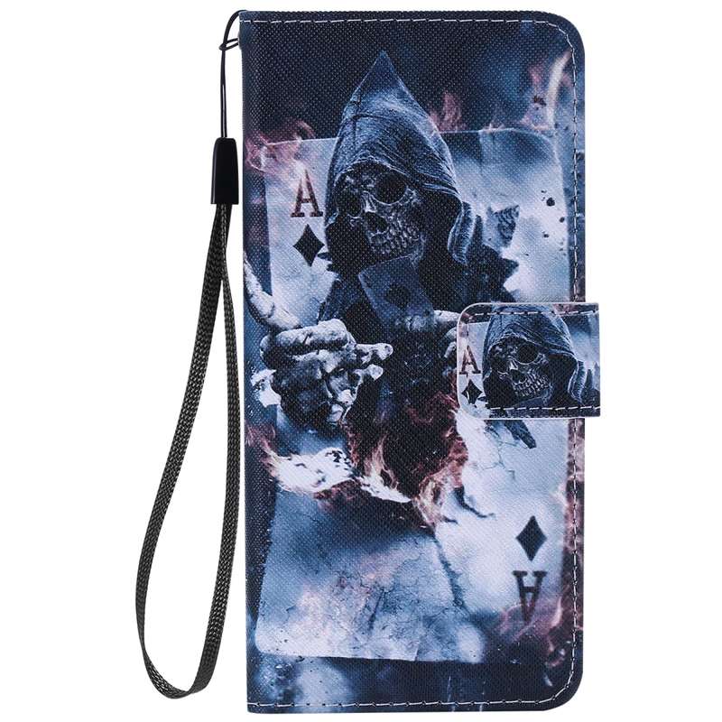 For Galaxy S20 Painting Horizontal Flip Leather Case with Holder & Card Slot & Lanyard(Castle)