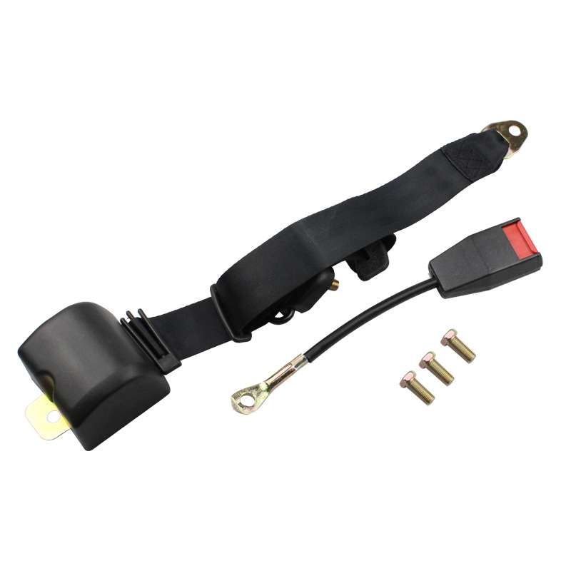 2pcs/Box Car Driver Seat Belt Three-point Automatic Retractable Seat Belt