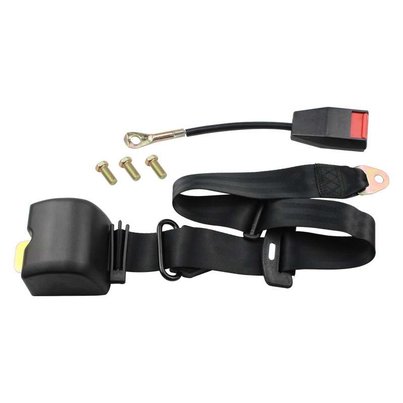 2pcs/Box Car Driver Seat Belt Three-point Automatic Retractable Seat Belt