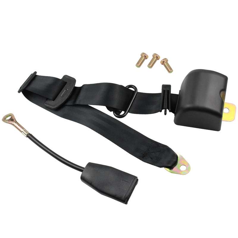 2pcs/Box Car Driver Seat Belt Three-point Automatic Retractable Seat Belt