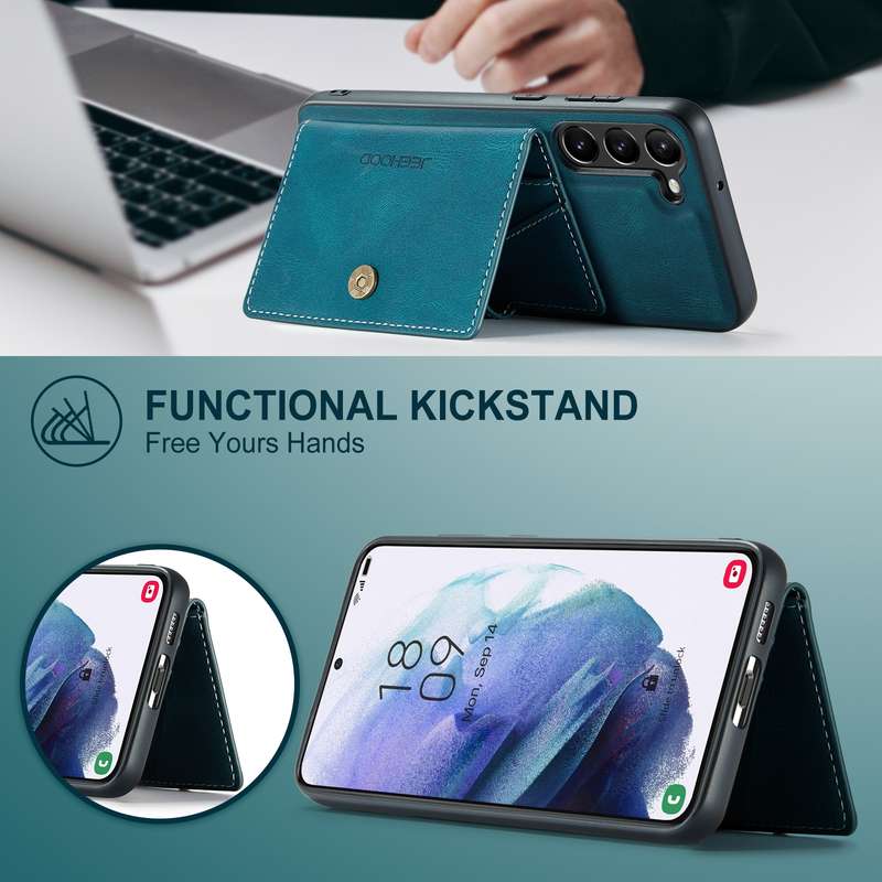 For Samsung Galaxy A54 5G / A54 4G JEEHOOD Retro Magnetic Detachable Protective Phone Case with Wall