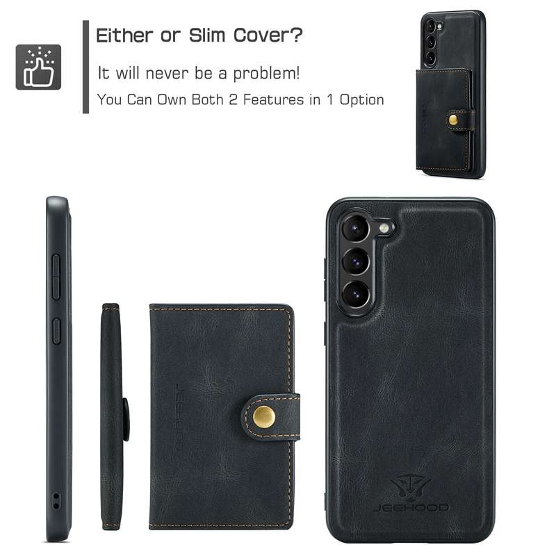 For Samsung Galaxy A54 5G / A54 4G JEEHOOD Retro Magnetic Detachable Protective Phone Case with Wall