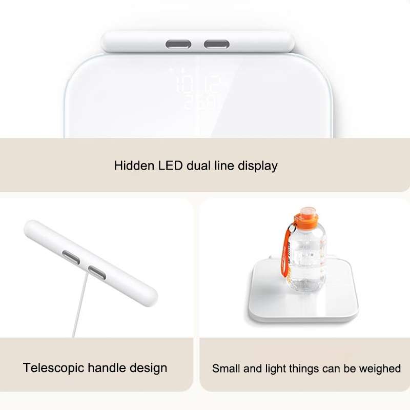 Original Xiaomi Eight Electrode Body Fat Scale WiFi Bluetooth APP Support(White)