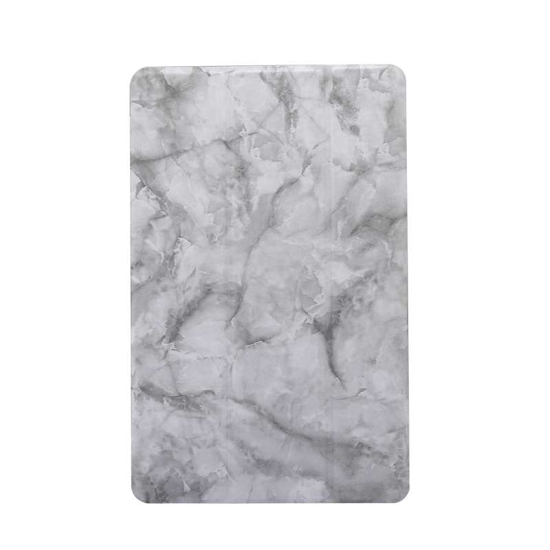 For Galaxy Tab S6 Lite P610 / P615 Marble Texture Horizontal Flip Leather Case, with Three-folding H